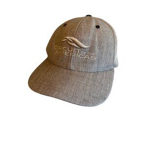 Circuit of the Americas Race Track Texas Gray Hat Cap Adjustable